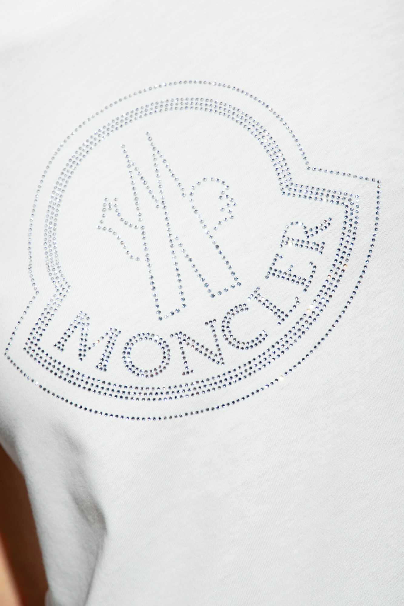 Moncler t deals shirt big logo